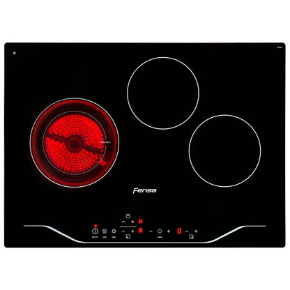 Cambio de Vidrio Vitrocerámico  Fensa 3 Platos – Instalación Incluida