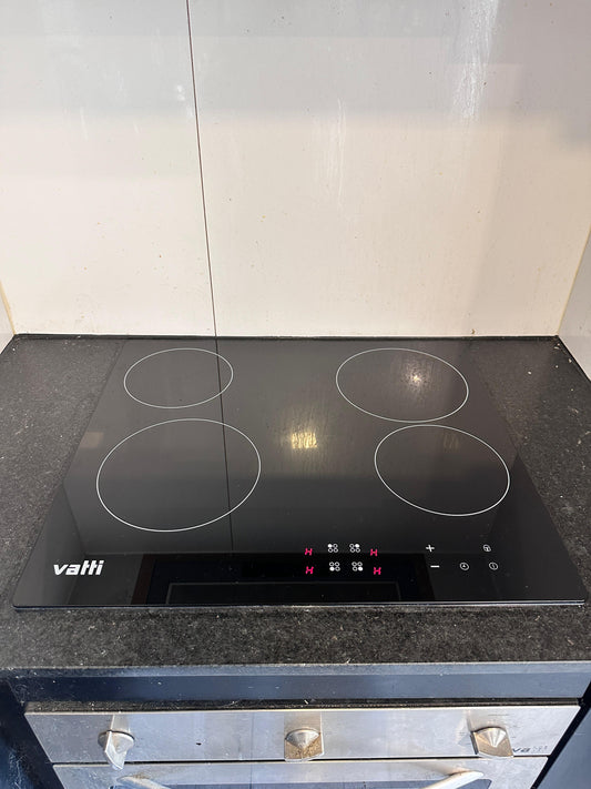 Cambio de Vidrio Vitrocerámico VATTI 4 Platos – Instalación Incluida