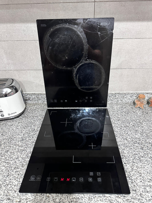 Cambio de Vidrio Vitrocerámico FDV 2 Platos – Instalación Incluida