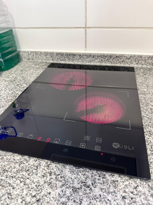 Cambio de Vidrio Vitrocerámico KUBLI 2 Platos – Instalación Incluida