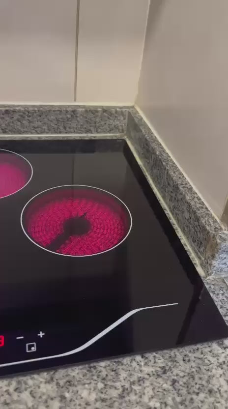 Cambio de Vidrio Vitrocerámico  Fensa 3 Platos – Instalación Incluida